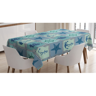 Ships Wheel Dining Room Kitchen Tablecloth