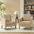 Beige Faux Leather selected
