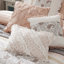 Édredon 9 pièces Blush King - Sophistiqué motif cachemire, bride, dentelle, 2 taies décoratives, 3 coussins décoratifs Euro, statique, pour lit en coton, motif, tissu teint-130164600-130164604
