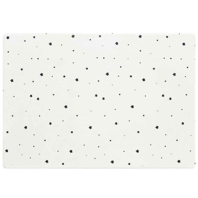 Tapis de jeu pour bébé Baby Crawling, L 8,46 po x L 56,30 po, White/Black
