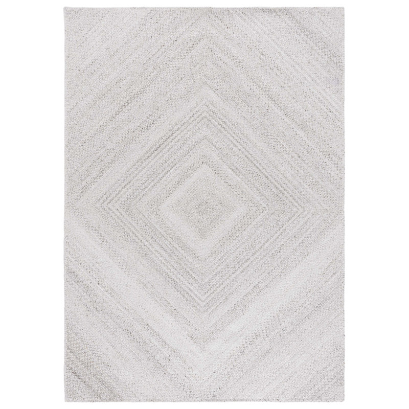 Braided 806 Hand Woven Pet Yarn Pile Geometric Rug, Rectangle 6' x 9'