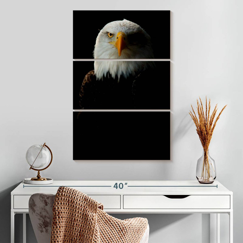 Brampt Bald Eagle Headshot, 32" H x 20" W
