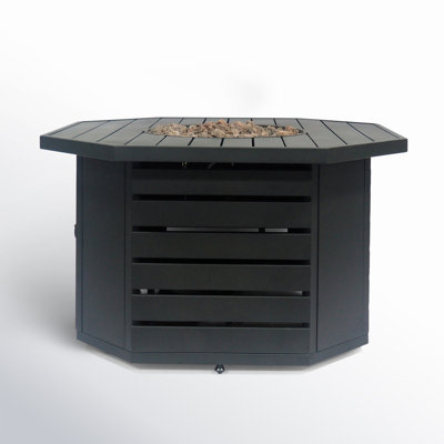 Fernon Octagon Iron Propane Smokeless Fire Pit