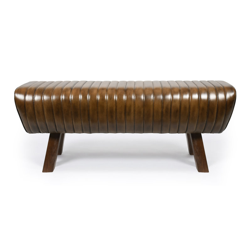 Leather Upholstered Bench