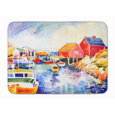 Burnham Memory Foam Non-Slip Bath Rug