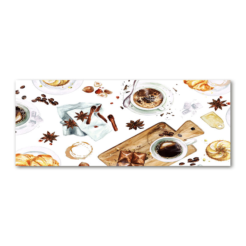 Morning Coffee - Wrapped Canvas Print