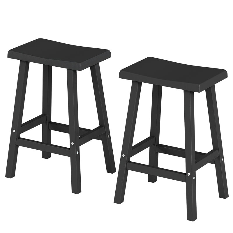 28.96"H Ergonomic Resin Footrest Bar & Counter Stool