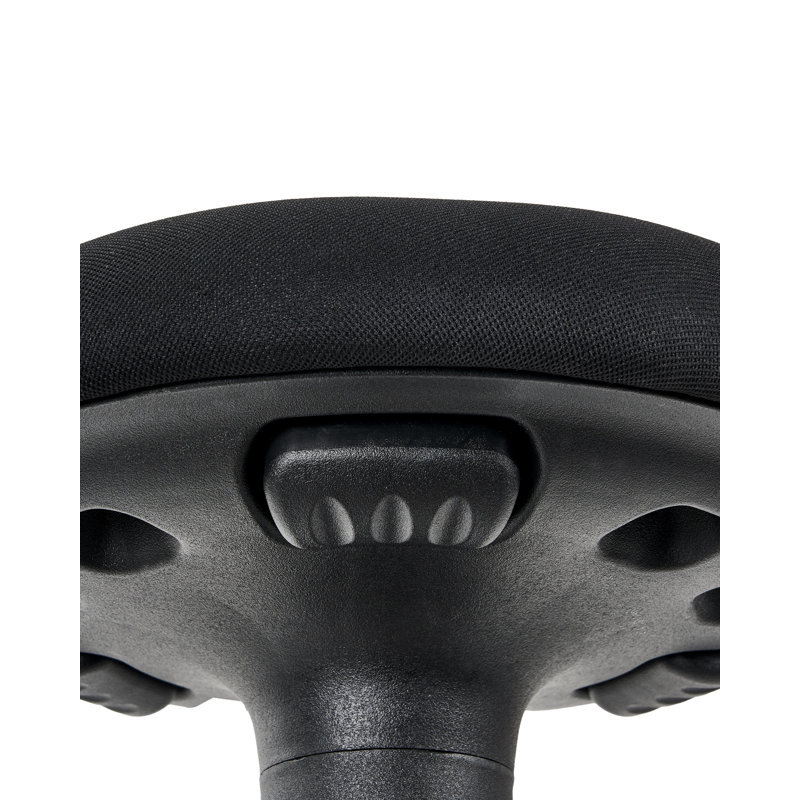 Adjustable Height Ergonomic Active Stool, Black