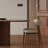 Built-in solid wood wrapped dining table set-110329735