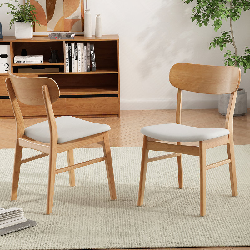 Chaise en tissu, Beige clair