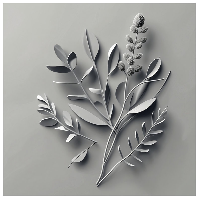 Coussin Leaves, coussins double face nature, 16 x 16 pouces