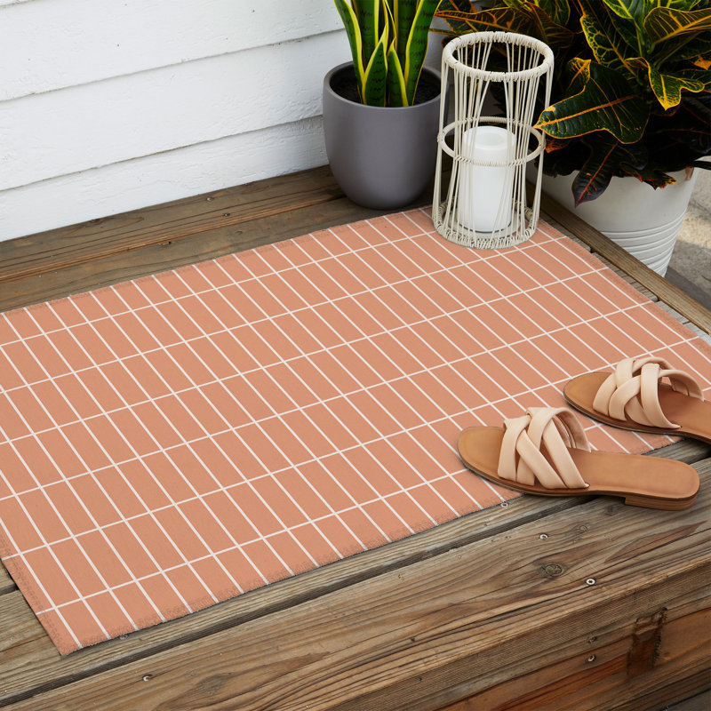 Tapis rectangulaire Keyla avec envers antidérapant, Rectangle 2 pi x 3 pi