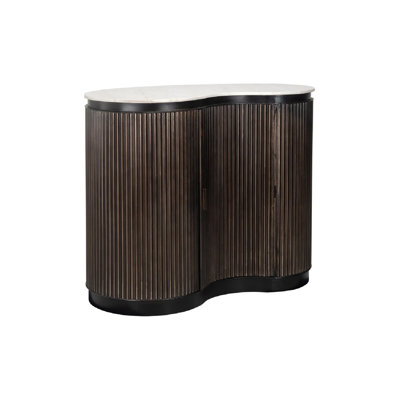 Bar Table 47'' Marble Top Console Table