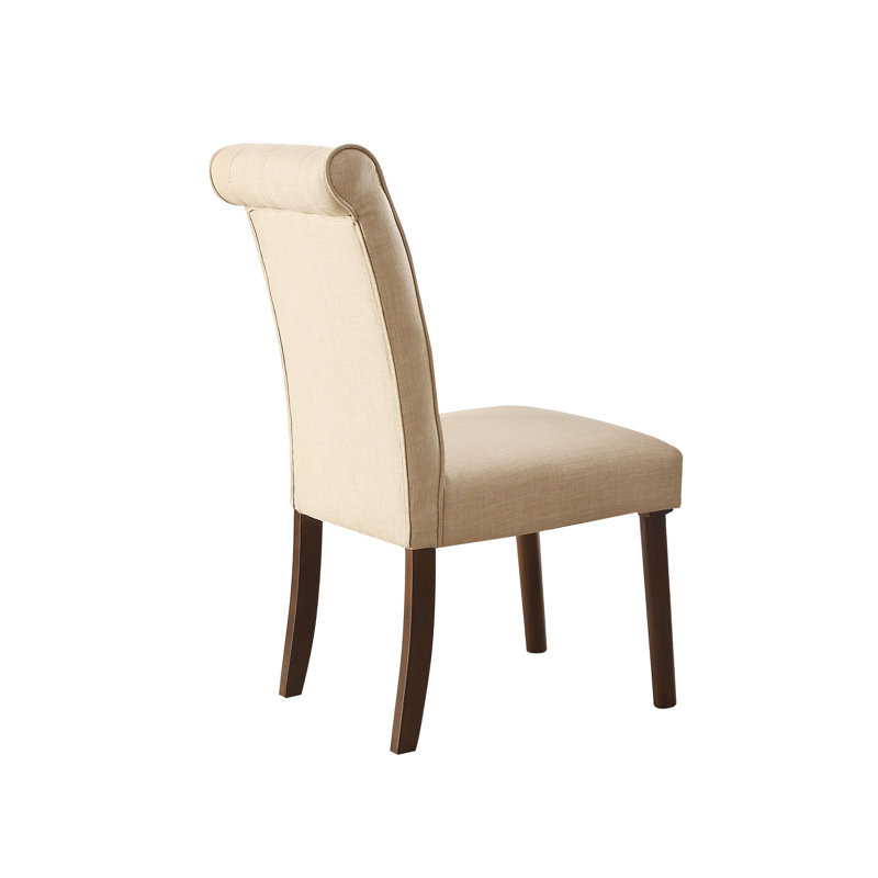 Jacy 19'' H Tufted Linen Upholstered Dining Chair