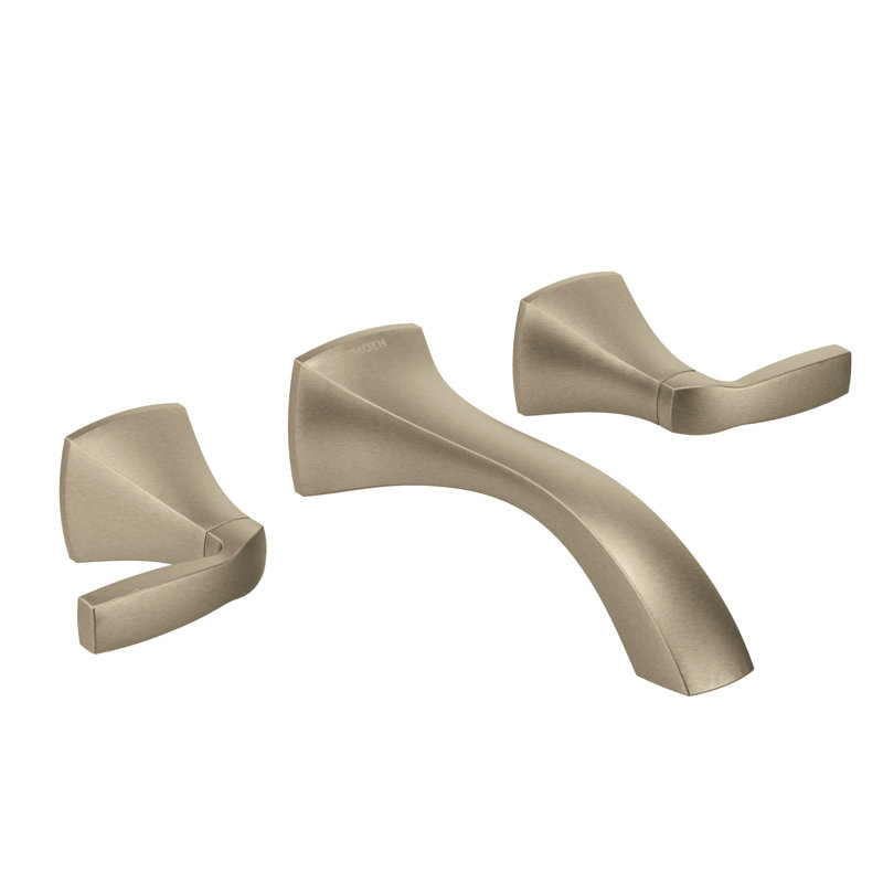Voss Wall Mounted Bathroom Faucet, Brushed Nickel