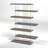 Floating Glass Panel Bookcase