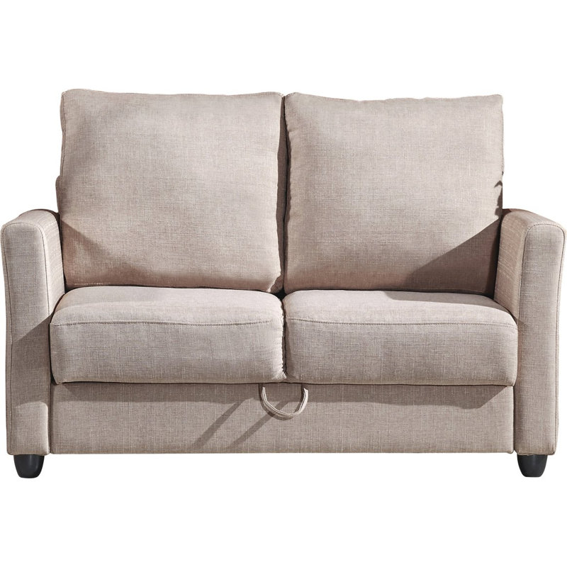 Chagoya Upholstered 52'' Loveseat, Beige