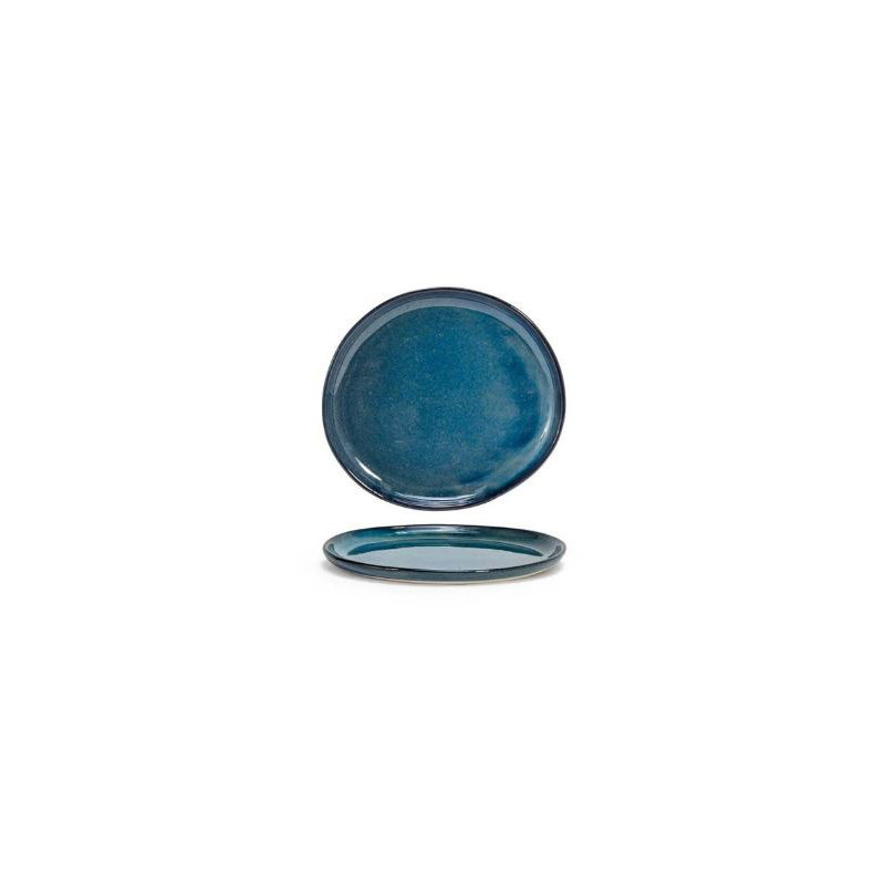 Assiette ronde 7,5 po Artefact® - indigo