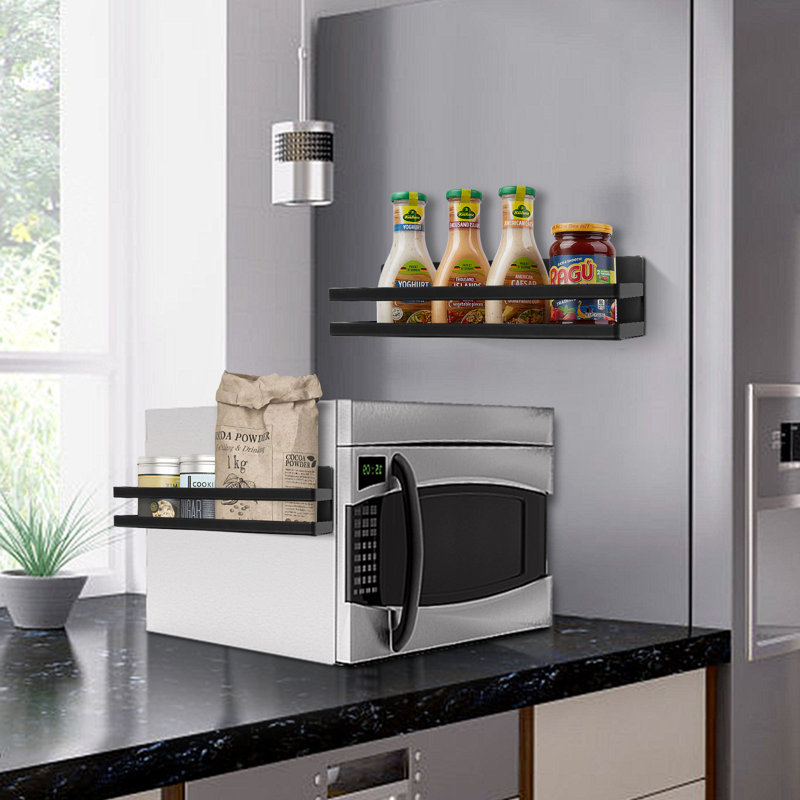 Magnetic Spice Rack, Matte Black