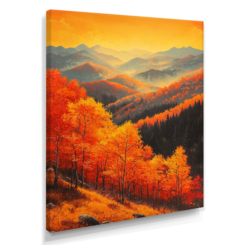 Graubert - Paysages, impressions d'art mural, H 32 po x l 16 po, Toile tendue, Ne s’applique pas