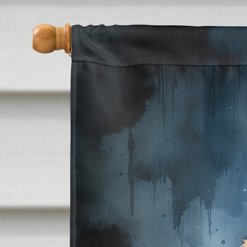 Drapeau de chiot Halloween House, Basset hound
