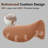Saddle Stool with High-Density Sponge Cushion, Stable Structure, Easy Assembly, Brown-1068061845
