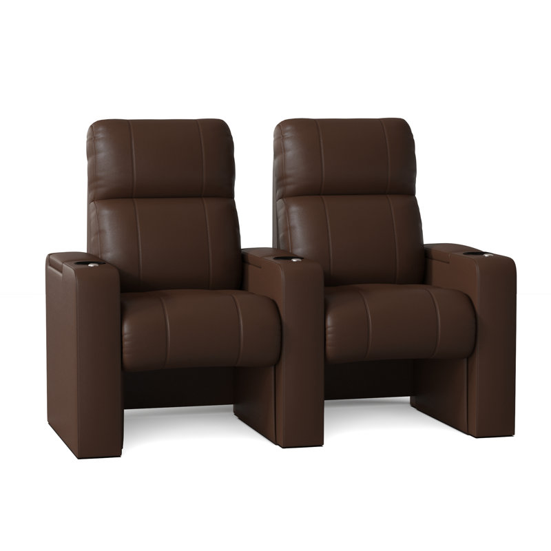 Rangée de sièges de cinéma maison Jet (rangée de 2), Cappucino classique