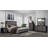 Soluto Grey And Black Bed-796503585