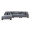 Canapé modulaire 4 pièces avec repose-pieds Sumekh-278846583