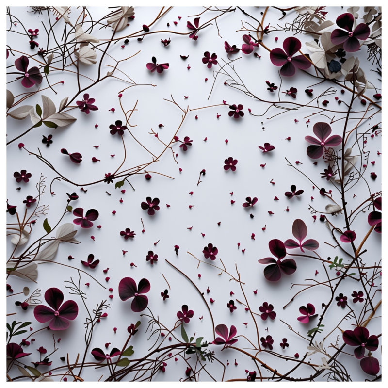 Housse de couette Floral Bedding Nature, Très grand lit