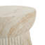 Outdoor Travertine Concrete Side Table