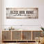 «Bless Our Home Typographie», impression sur toile-92496325