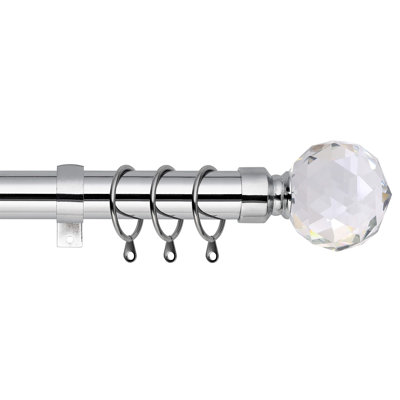 Adjustable Single Curtain Pole