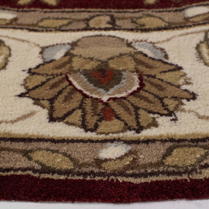 Tapis oriental performance crocheté à la main Total Performance, Rond 8 pi