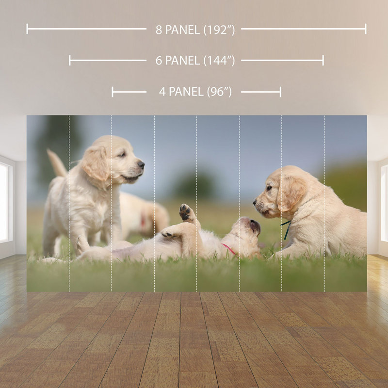Panneau de papier peint Vrtanes Dog, L 100,08 po x l 192 po