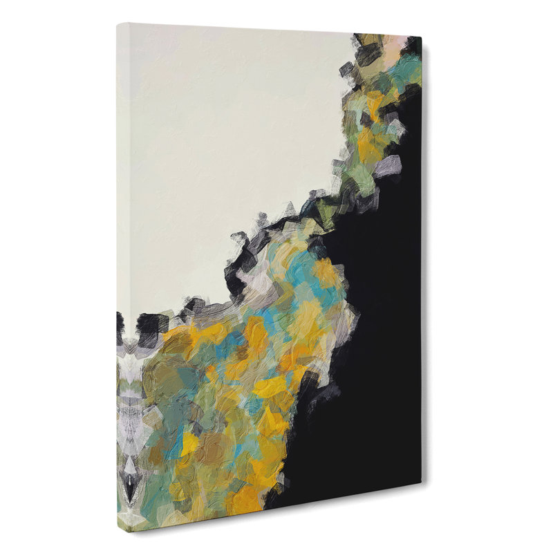 Higher Ground Abstract - Wrapped Canvas Painting, 50cm H x 35cm W x 3cm D
