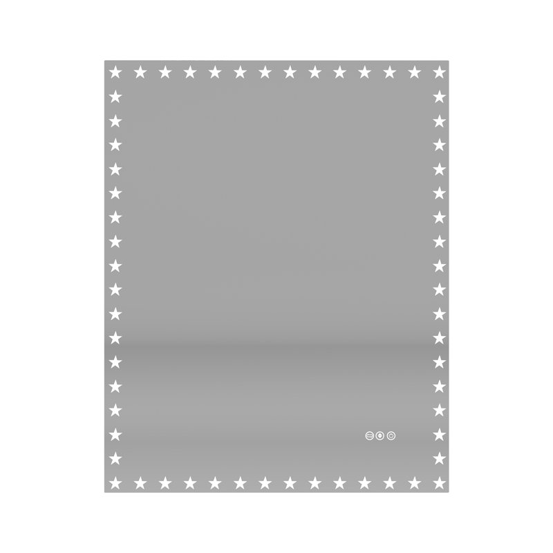 Miroir de salle de bain sans cadre, 32 po x 40 po