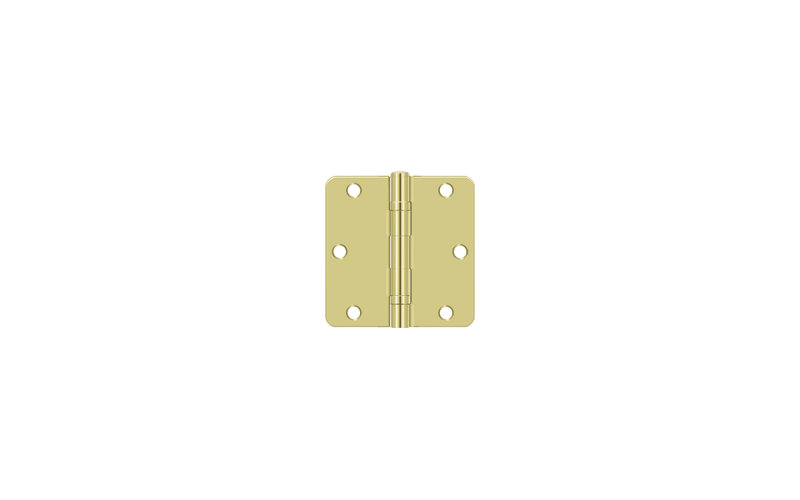 64'' x 64'' Steel Surface Mount Hinge, Polished Brass