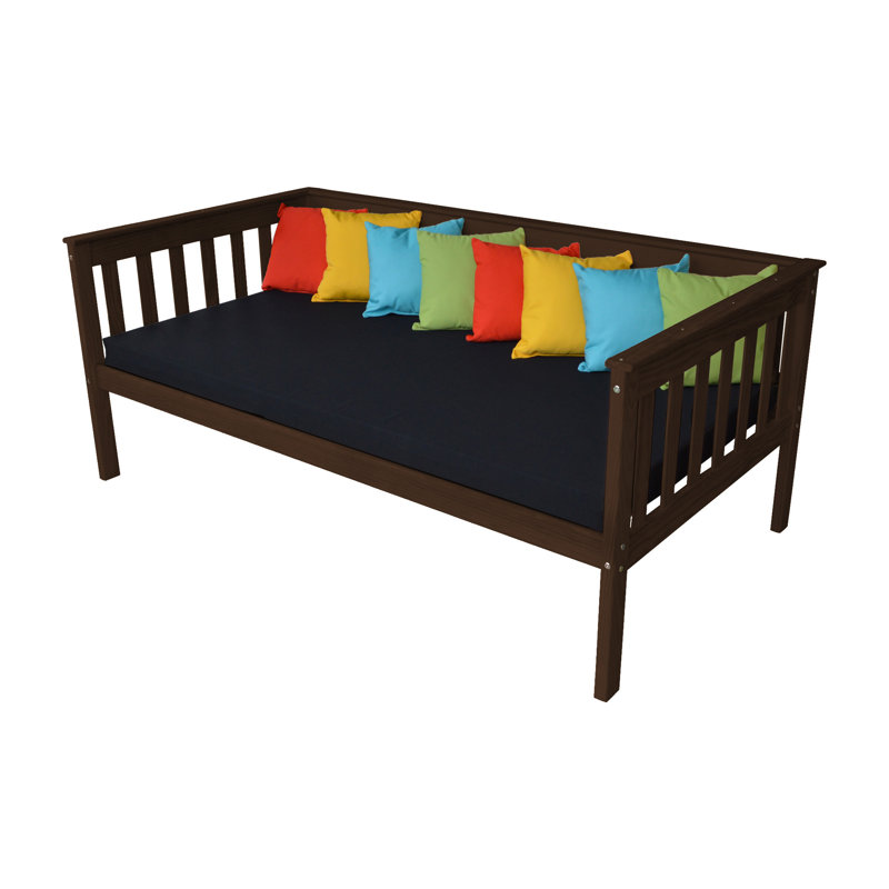 Sharo Solid Wood Daybed, Twin, Rich Tobacco