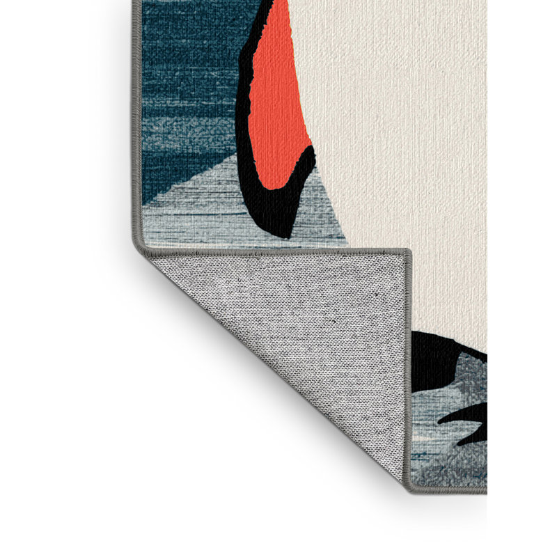  Tapis lavable de pingouins d'Afrique, Rectangulaire 2 pi x 3 pi