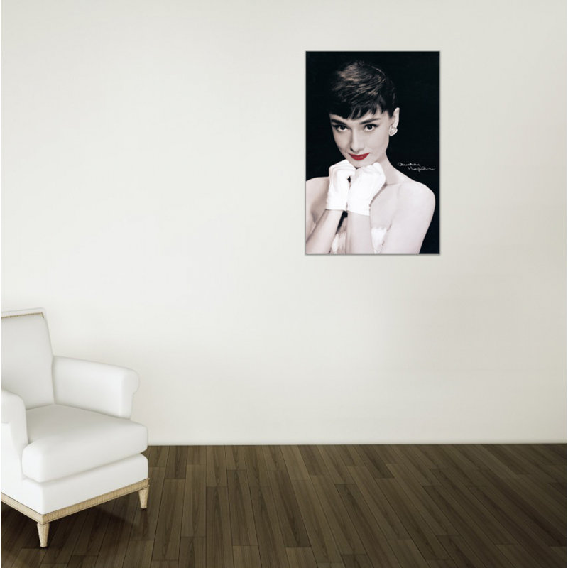 Audrey Hepburn - Single Picture Frame Print on MDF
