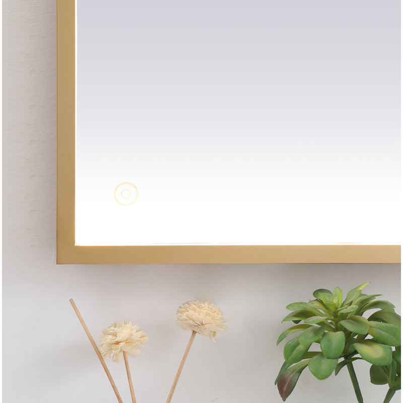 Miroir Piche, Laiton, 30 po x 72 po