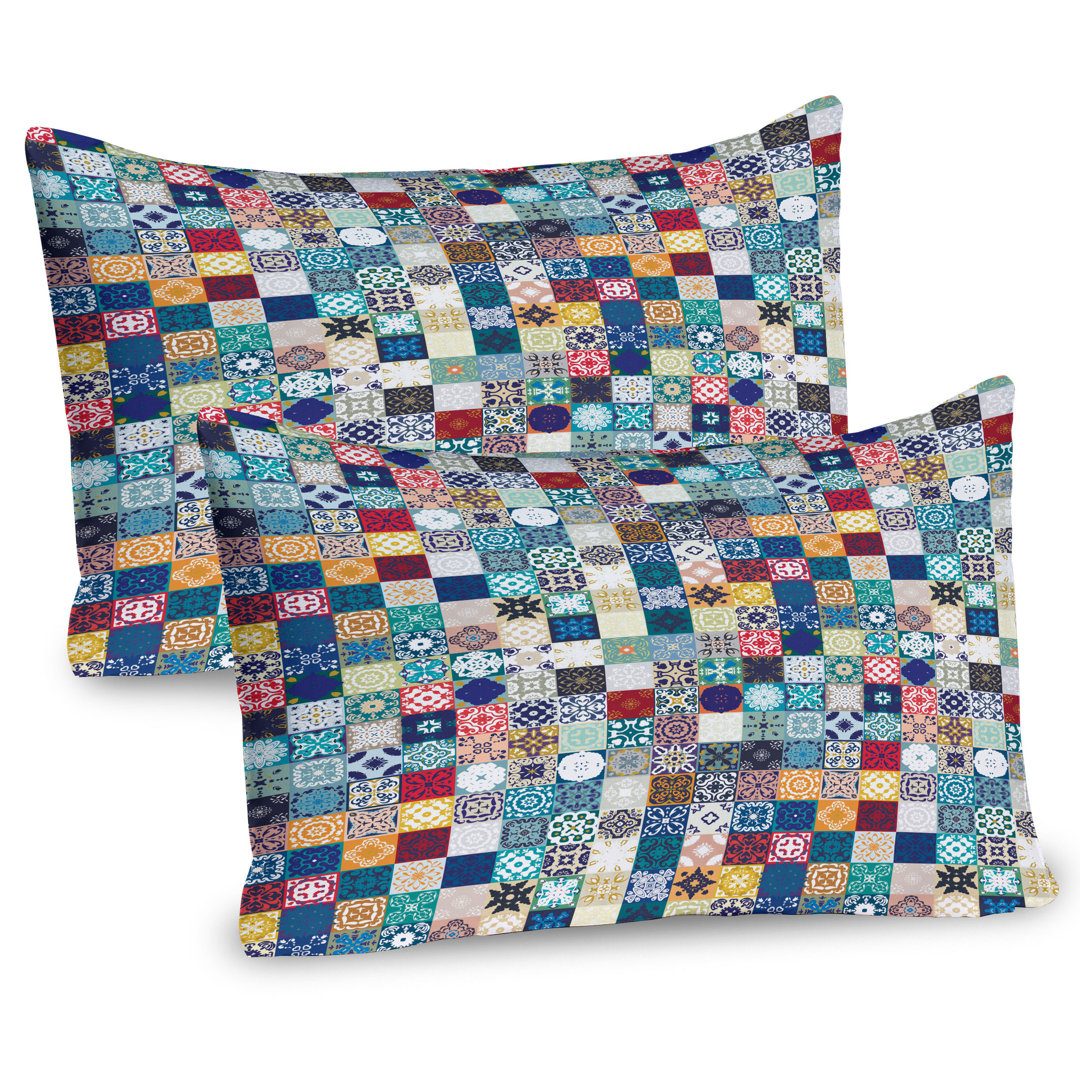 Kissenbezug, Aufwändiges Patchwork-Motiv