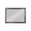 Miroir Makaiah Juniper, bord biseauté, orientation paysage, design intemporel et élégant pour la chambre à coucher, le salon ou le couloir
