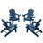  Outdoor HDPE Foldable Adirondack Chair Set-1965919391