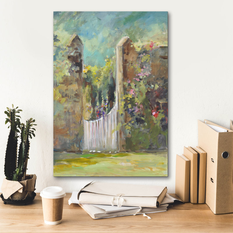  «Garden Door» par Jadei, impression sur toile 18 po x 26 po, H 26 po x l 18 po
