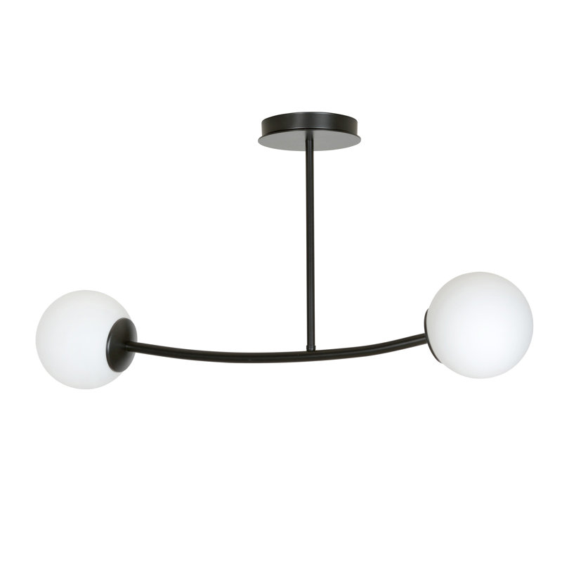Higbee 2 - Light Unique/Statement Pendant, Black