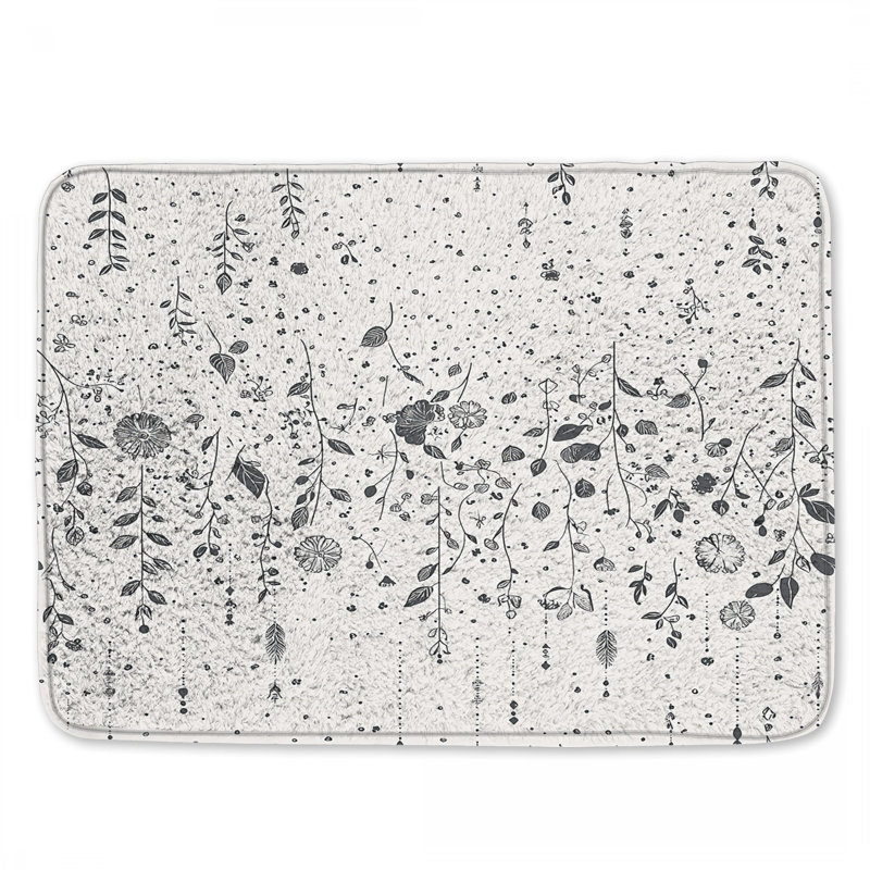 Tapis de bain Botanical, 34in W x 21in L