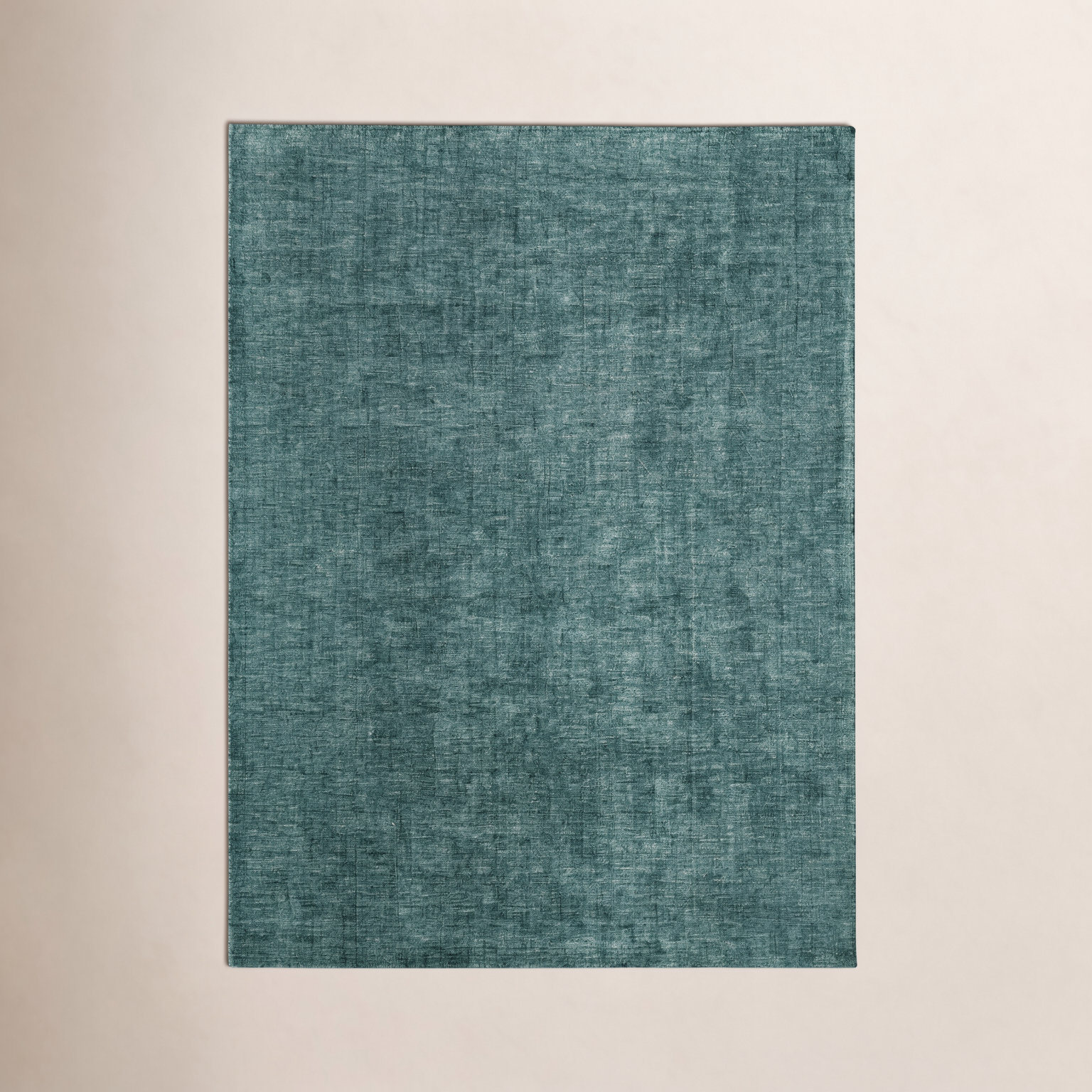 Lineville Light Green Hand-Tufted Wool Rug, Rectangle 3'6" x 5'6"