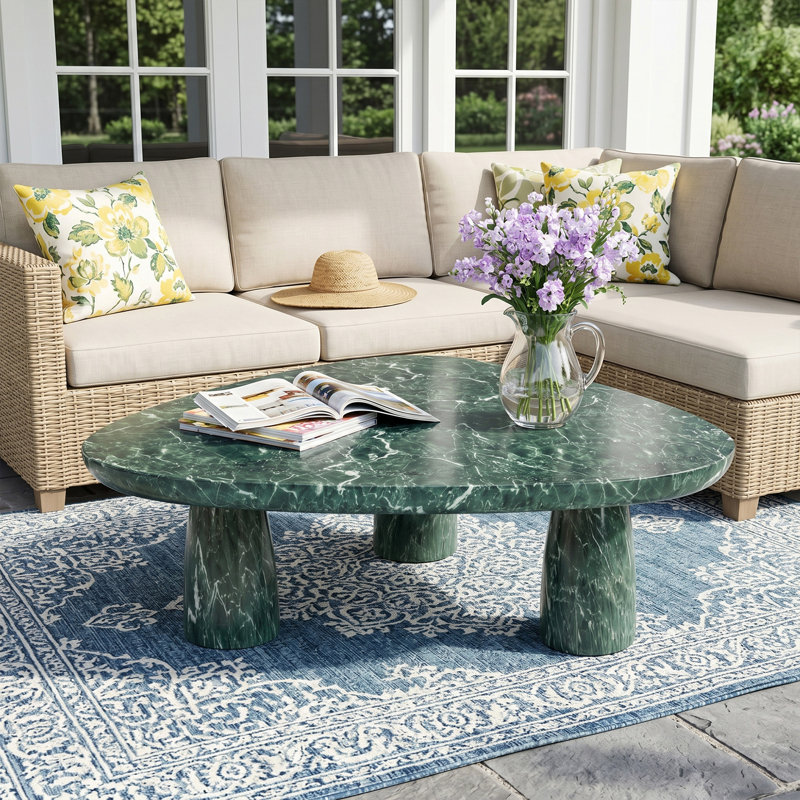 Table basse, Vert algue